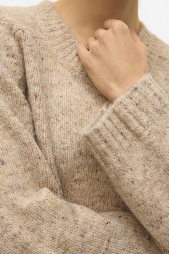Vero Moda Pull Ingrid Silver Mink Detail:W. Melange Ll13 From Color Book