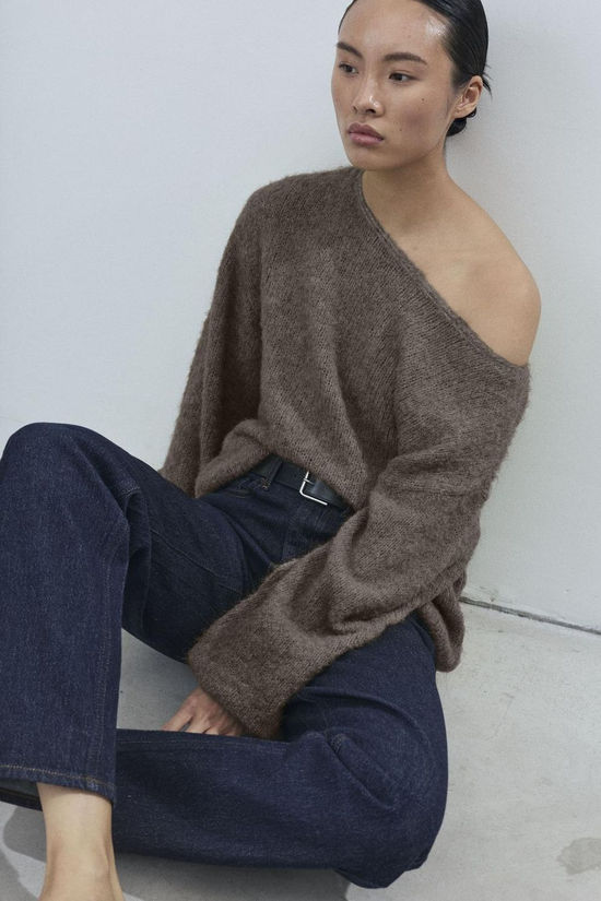 Vila Pull Marley Falcon Detail:Melange