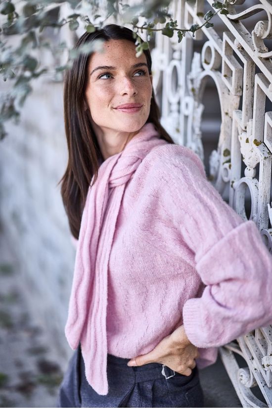 Soaked in Luxury Trui Idalia Pale Lilac Melange