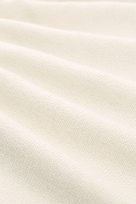 Tom Tailor Trui Cosy Embroidered Mock-Neck Whisper White