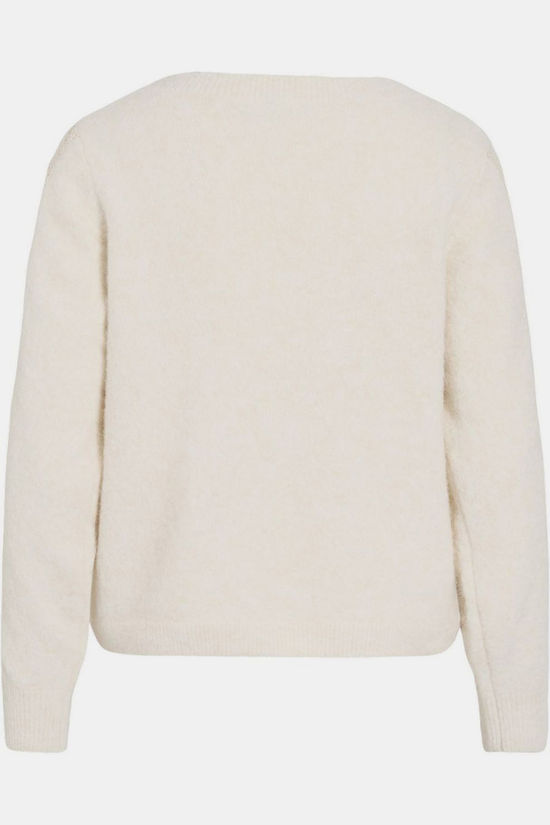 Vila Pull Hilde Boatneck Lace Birch