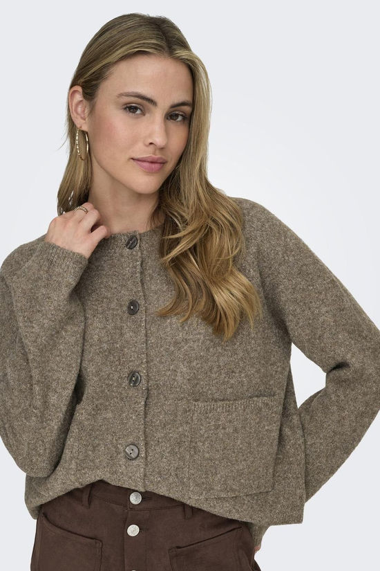 Only Cardigan Piemonte Walnut