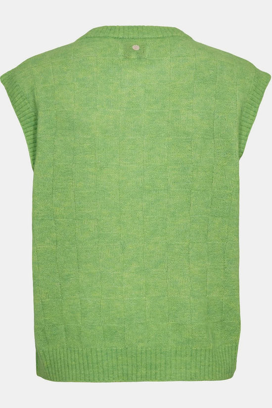 Numph Cardigan Riette Check Jasmine Green