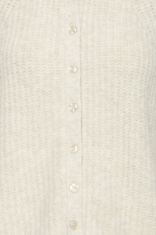 Fransa Cardi Charleen Oatmeal Melange