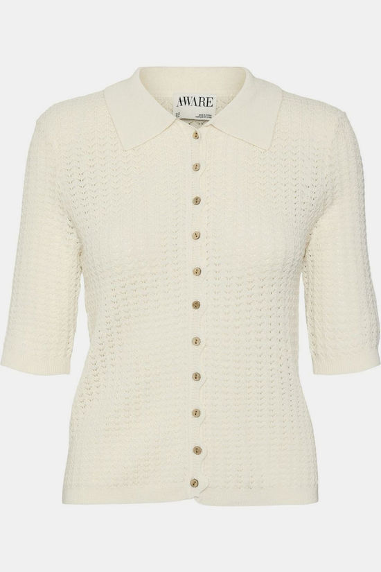 AWARE Cardigan Panama Ecru