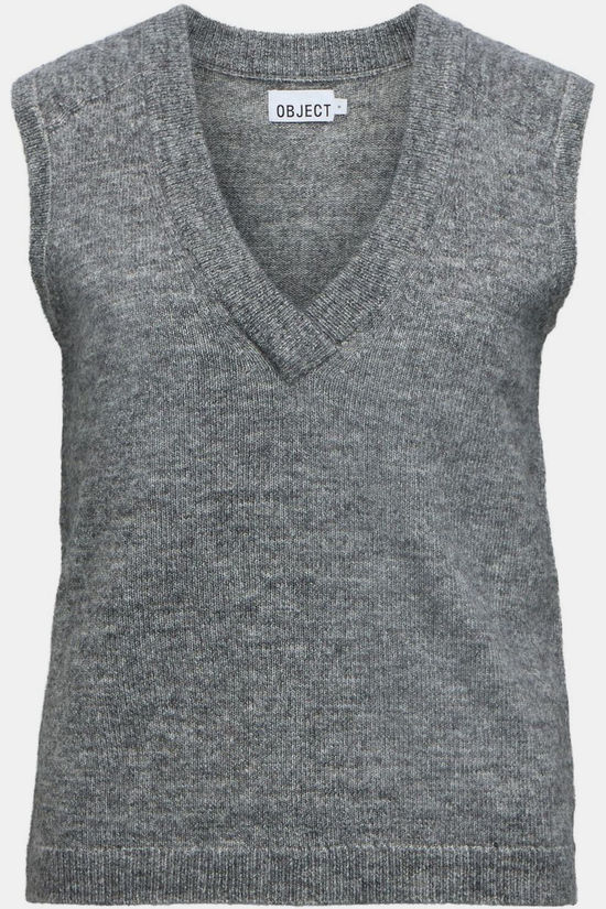 Object Cardigan Denisi Medium Grey Melange