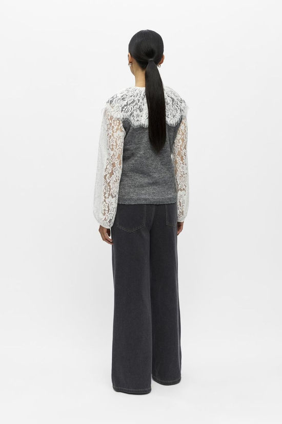 Object Cardigan Denisi Medium Grey Melange