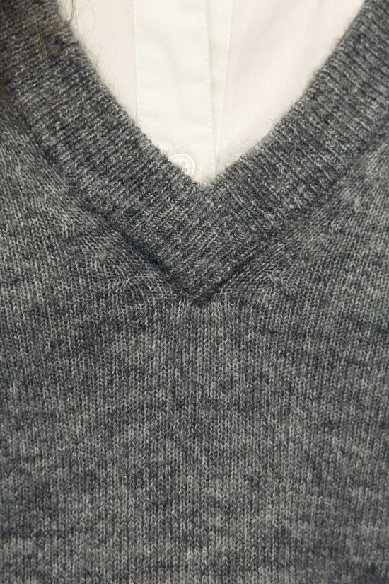 Object Cardigan Denisi Medium Grey Melange