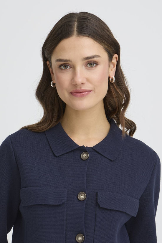 Fransa Cardi Ita Navy Blazer