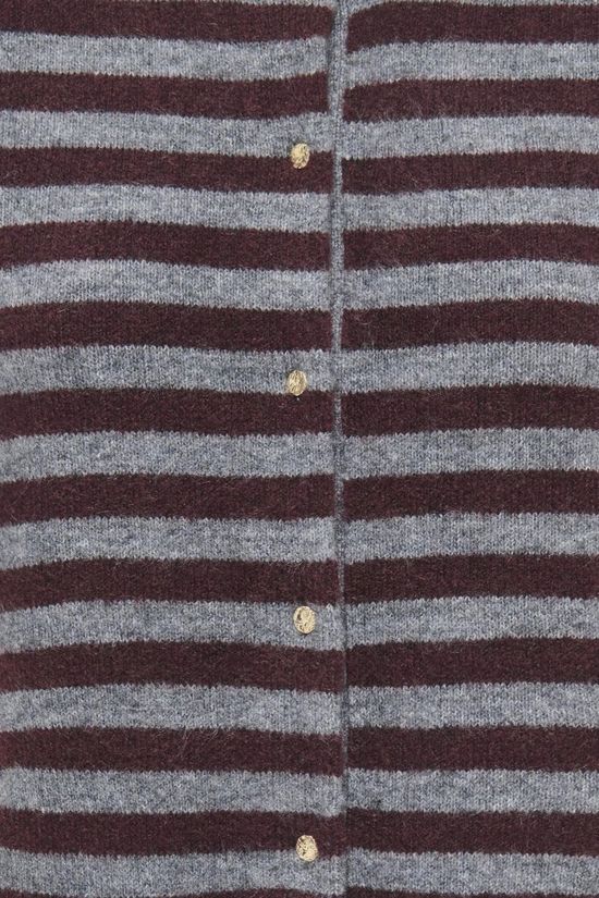 Only Cardigan Onlsia 2/4  Medium Grey Melange Port Royale/Mel/Gold Button