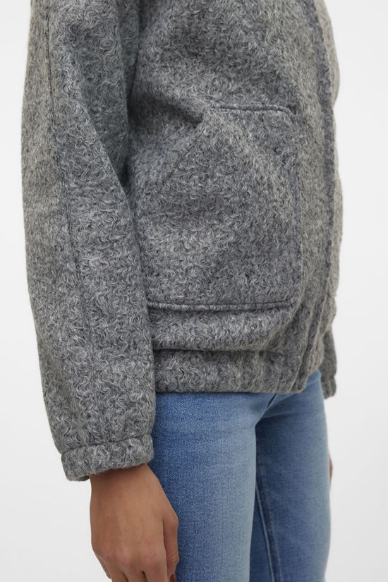 Vero Moda Blazer Amber Elite Bomber Medium Grey Melange