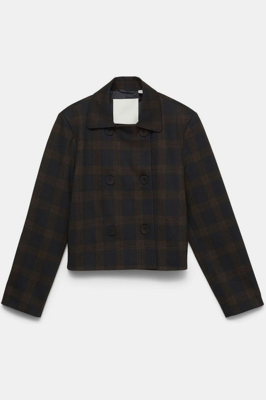 Vero Moda Blazer Malli Check Navy Blazer Detail:Chocolate Torte Check