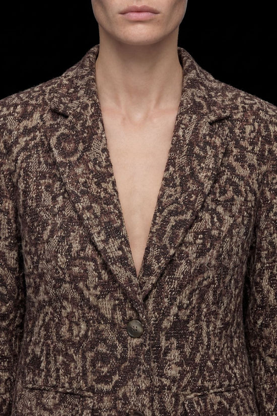 Object Blazer Olena Re Seal Brown