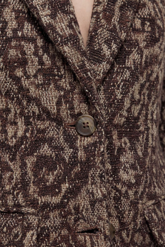 Object Blazer Olena Re Seal Brown