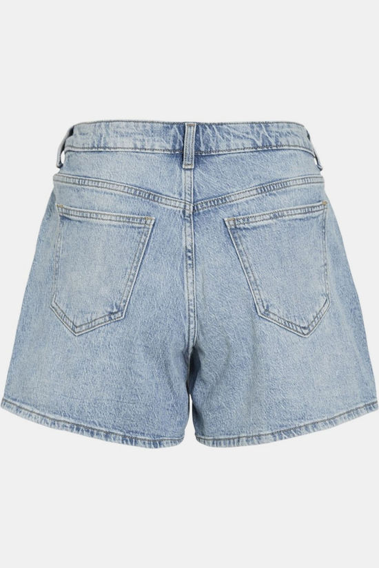 Vila Short Jaf Denim Light Blue Denim