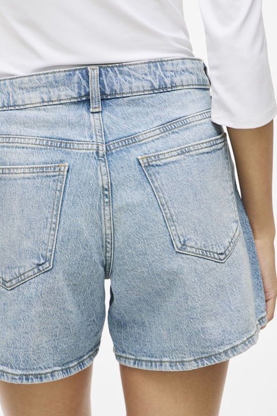 Vila Short Jaf Denim Light Blue Denim