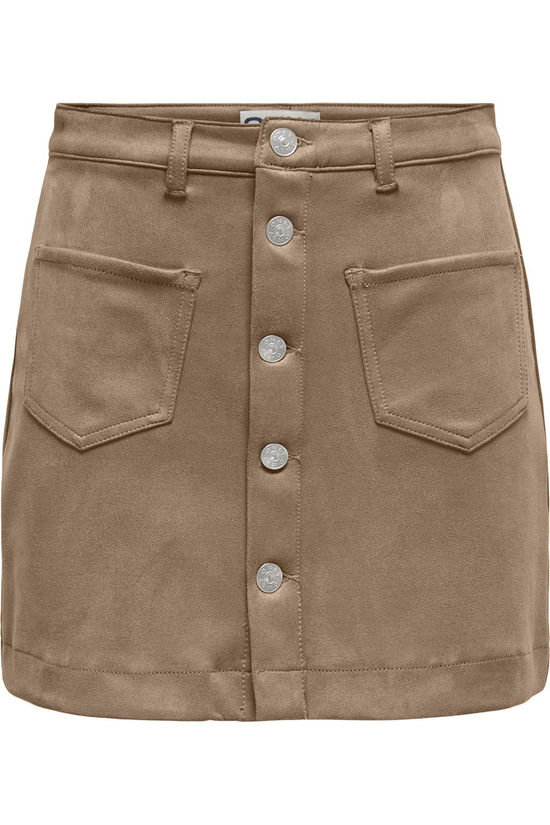 Only Rok Amazing-Stina Faux Suede Cocoa Créme