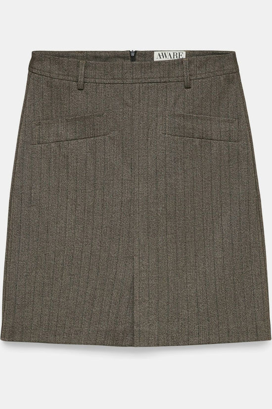 AWARE Jupe Dalani Abk Pencil Dark Grey Melange