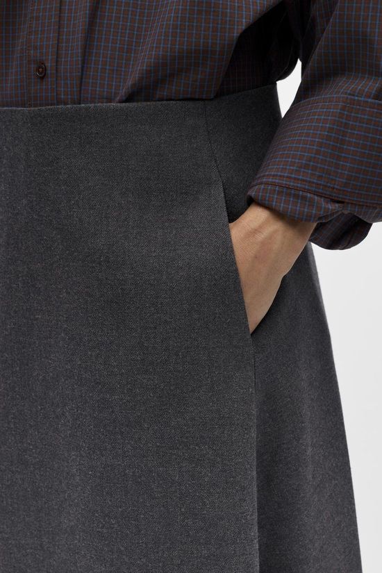 Object Rok Kavin A-Shape Midi147 Dark Grey Melange