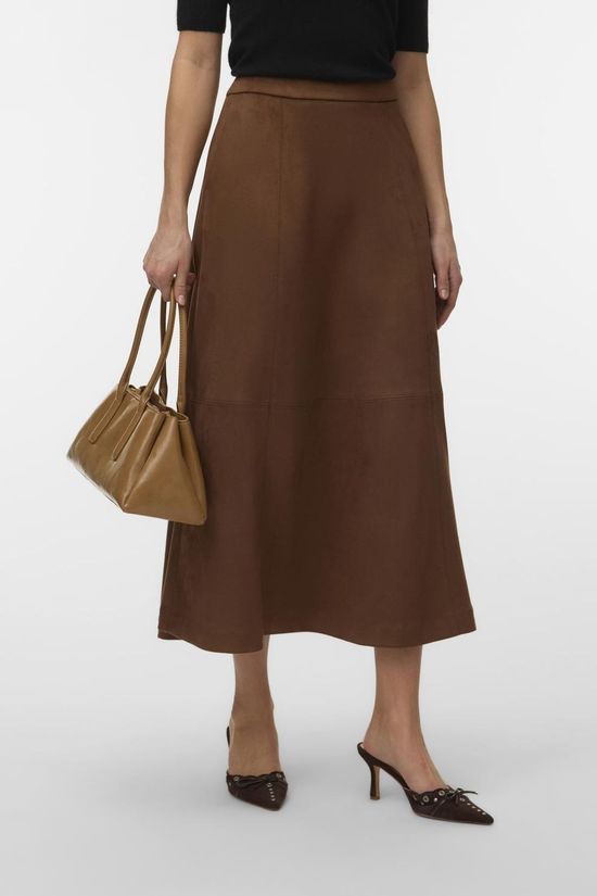 Vero Moda Jupe Jose Olive Ankle Cocoa Brown