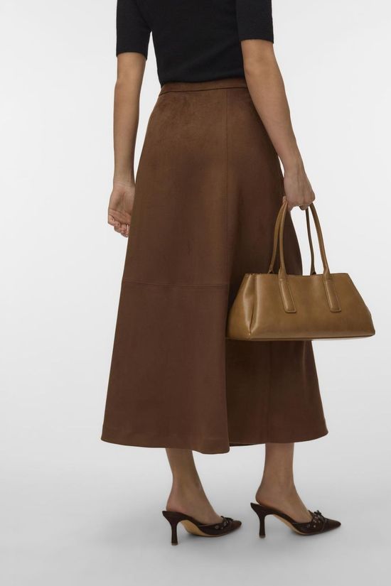 Vero Moda Jupe Jose Olive Ankle Cocoa Brown