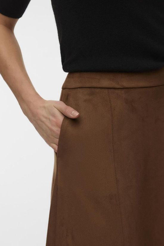 Vero Moda Jupe Jose Olive Ankle Cocoa Brown