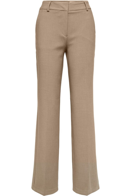 Selected Broek Rita Camel Detail:Melange