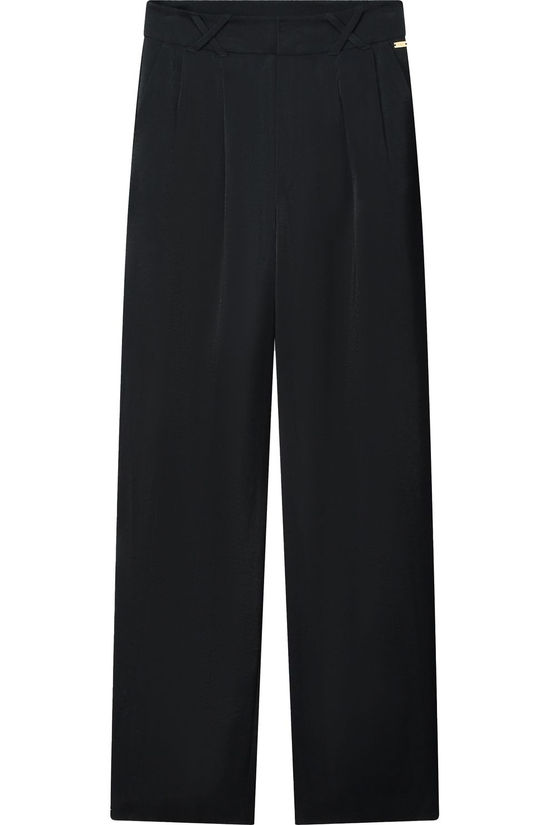 Pom Amsterdam Broek Shimmer Black Black
