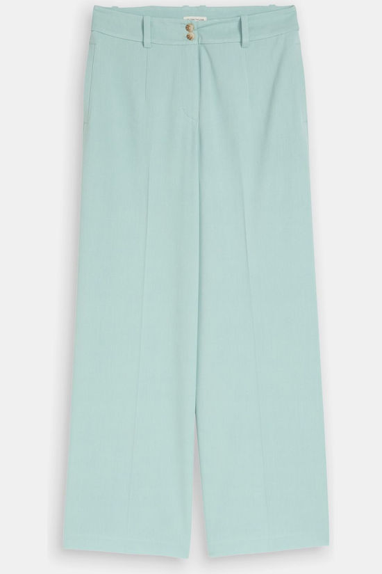 Tom Tailor Pantalon Ttlea Wide Leg Blue Haze Melange