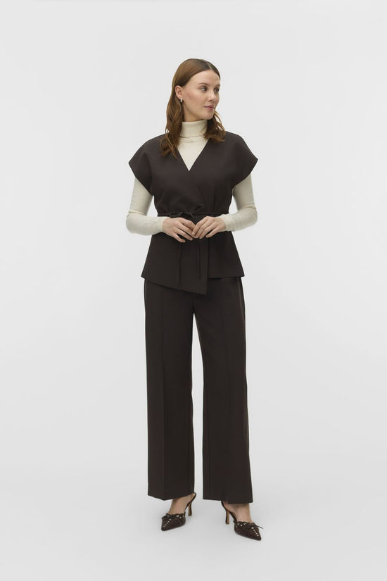 AWARE Pantalon Vannah Straight Chocolate Torte