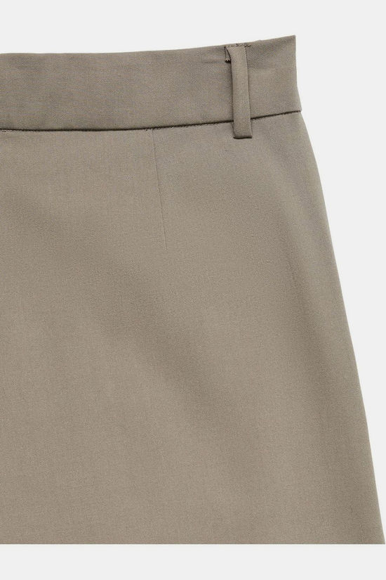 Vero Moda Broek Stella Wide Pleat Driftwood