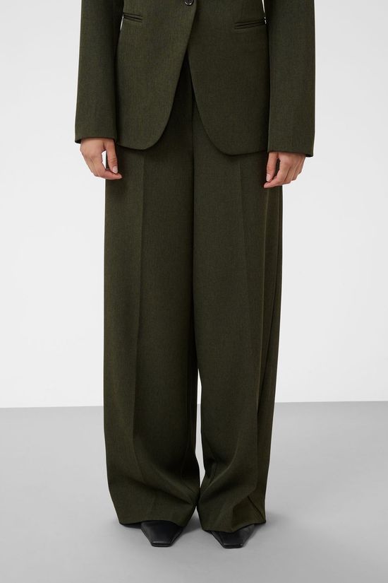 Soaked in Luxury Broek Lilu Corinne Wide Rosin Melange