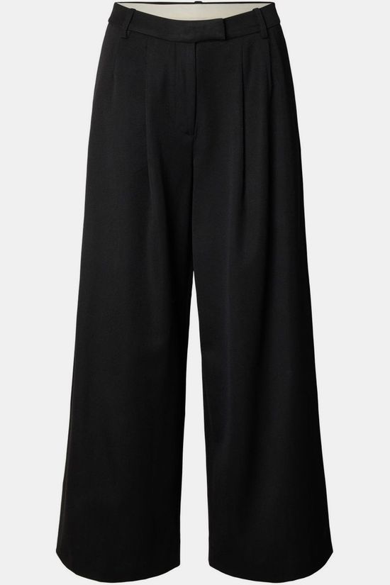 Selected Pantalon Slwextra Wide Thilde Black