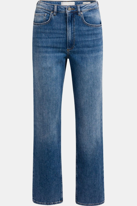 Yaya Jeans Straight Slim Denim - L32 Dark Blue Denim