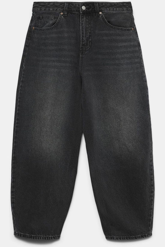 Vero Moda Jeans Billie Hr Barrel Ank Li141 Black Denim