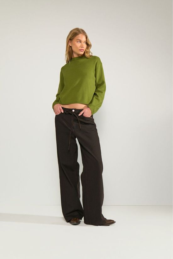 Numph Jeans Brooklyn Hr Wide Black Coffee
