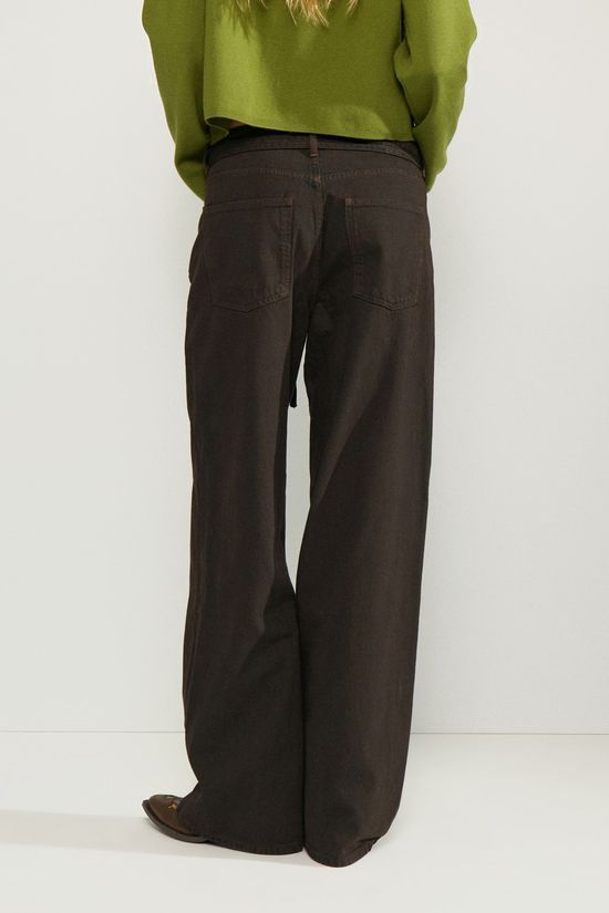 Numph Jeans Brooklyn Hr Wide Black Coffee
