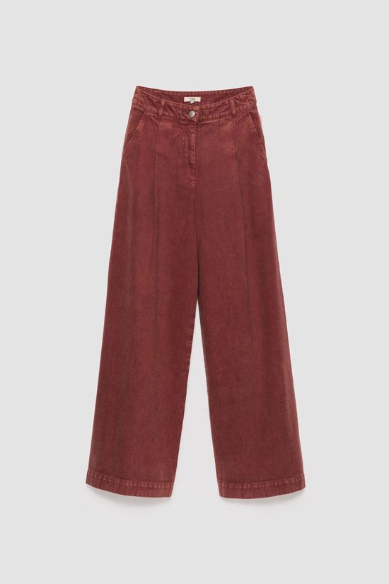 CKS Dames Jeans Theowide Red Dark