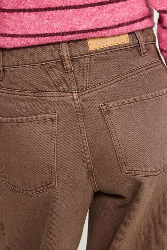 Ichi Jeans Blich Barrel Denim Brown Washed