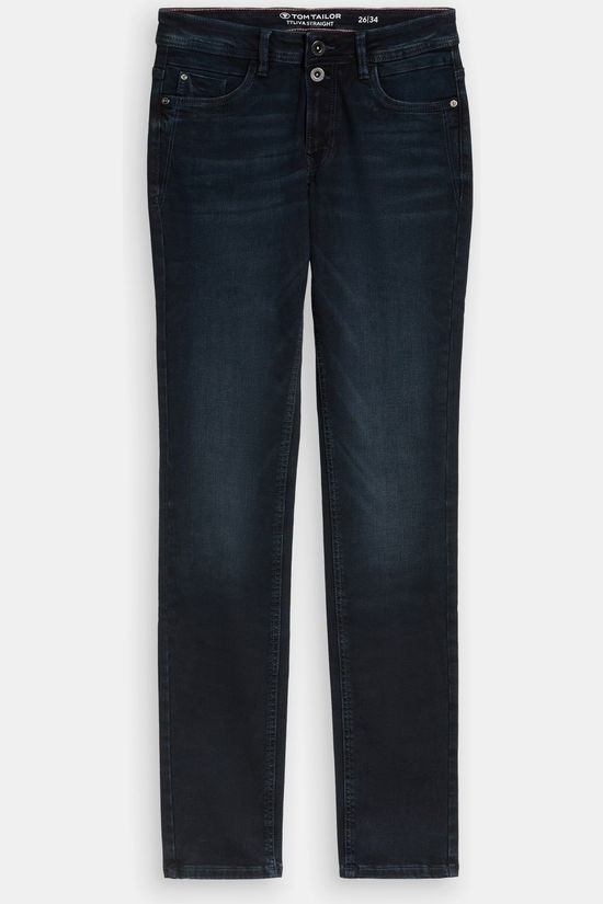 Tom Tailor Jeans Liva Straight Black Blue Denim