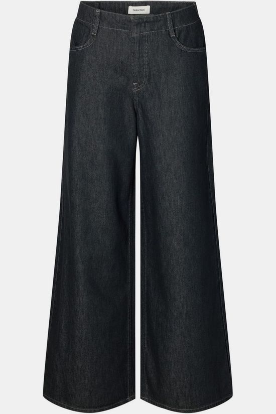 Selected Jeans Slwextra Wide Baria-Bora Dark Grey Denim