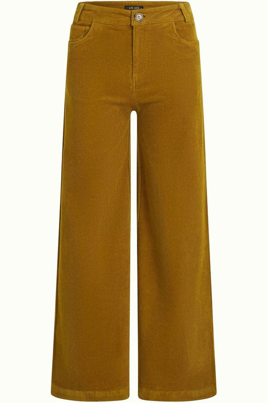 King Louie Pantalon Peppa Corduroy Golden Brown
