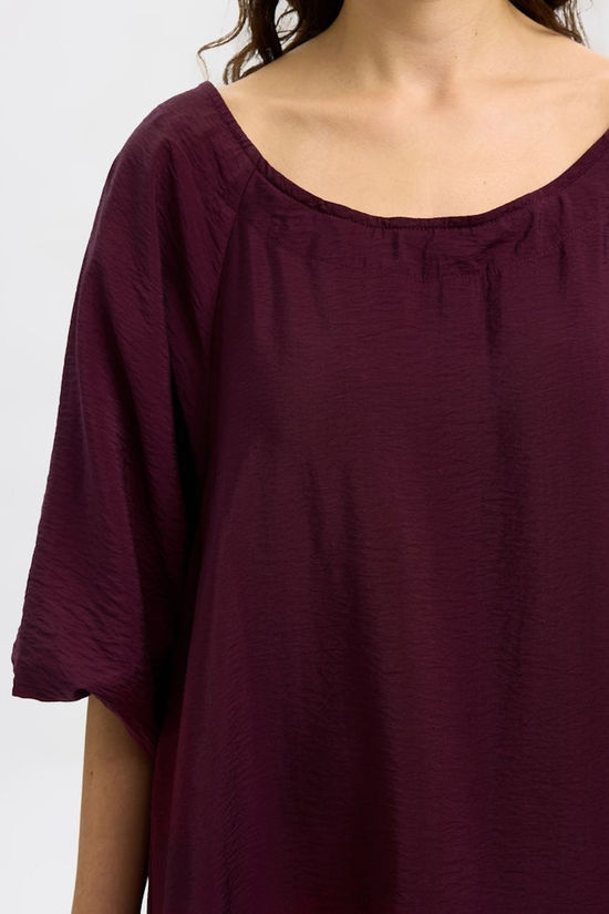 Selected Jurk Yvette Relaxed 3/4 Fig