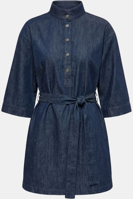 Vila Jurk Sabrina Dark Blue Denim