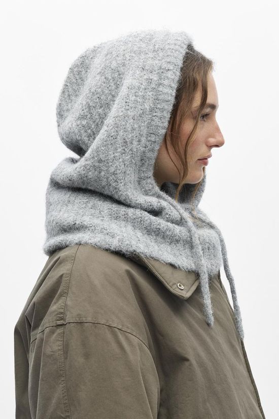 Object Bonnet Milu Balaclava Light Grey Melange