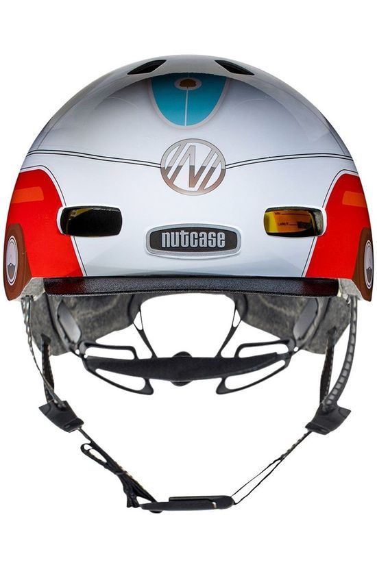 Nutcase Casque Vélo Little Nutty Mips white/red