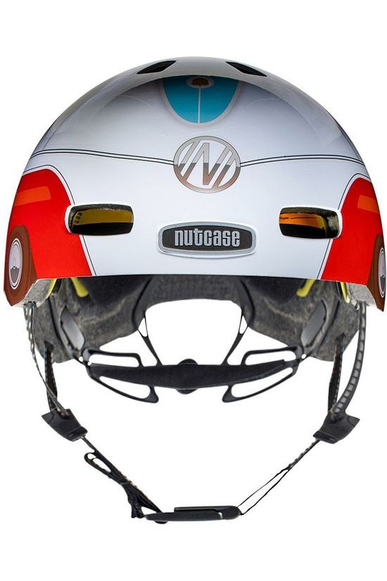Nutcase Casque Vélo Little Nutty Mips white/red