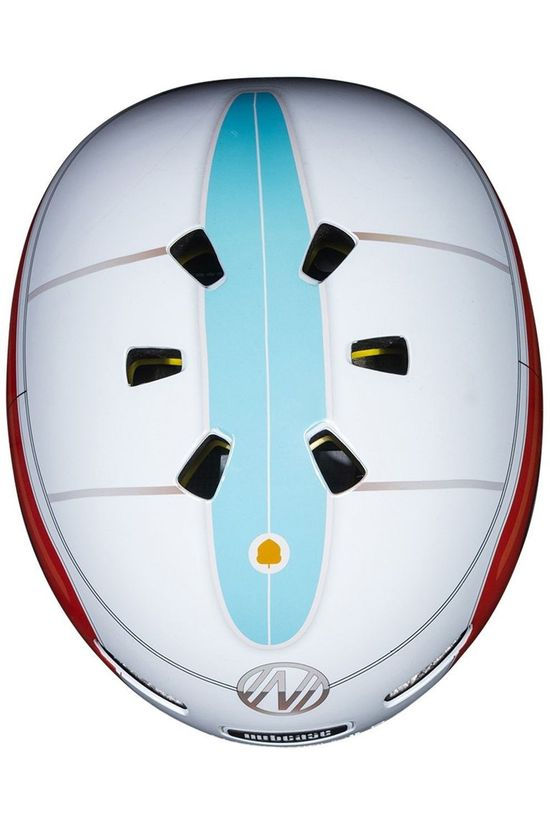 Nutcase Casque Vélo Little Nutty Mips white/red