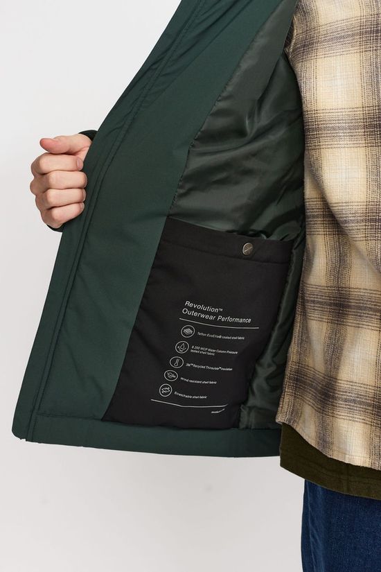 Revolution Manteau 7850 Darkgreen