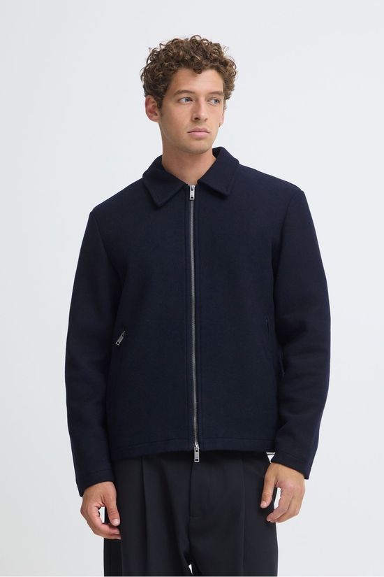 Casual Friday Manteau Cfmags 0365 Padded Jacket Dark Navy